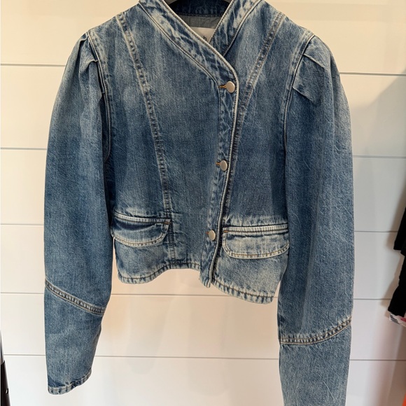 NWT- ba&sh Daisy Denim Jacket - Picture 5 of 13